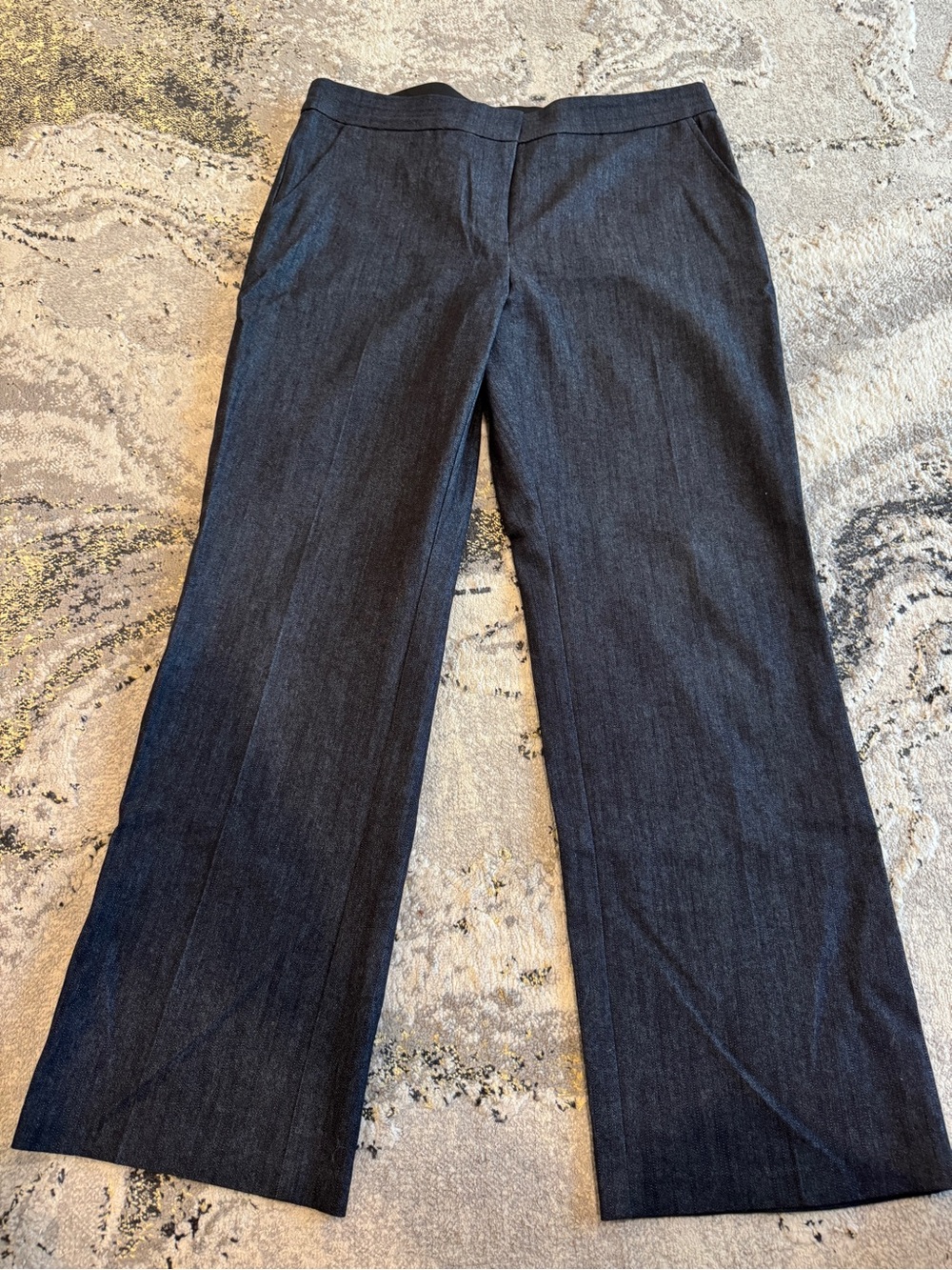 Women's Dark Gray Straight-Leg Jeans